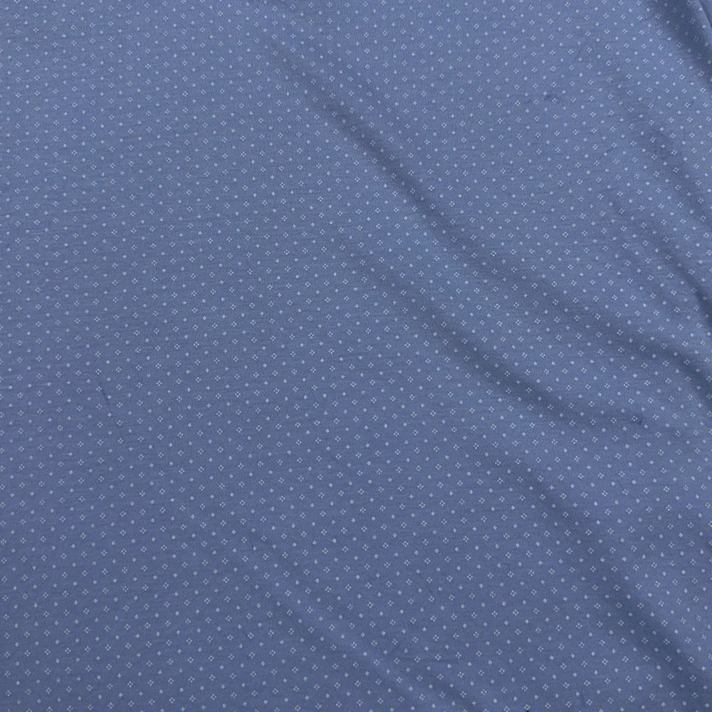 Polo Ralph Lauren‎ Classic Fit Knit Polo Shirt XL Blue Mini Dot Geometric Golf